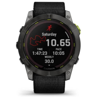 Смарт-годинник Garmin Enduro 2, Saph, Carbon GrayDLC Ti w/Black UltraFit Band, GPS (010-02754-01) Diawest
