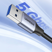 Дата кабель USB 3.0 AM/AF 2.0m US115 Black Ugreen (10497) Diawest