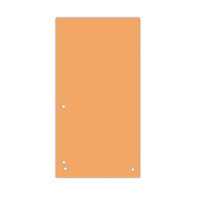 Разделитель страниц Donau 105 х 230 мм 100шт картон, оранжевый (8620100-12PL) Diawest