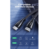 Кабель мультимедийный HDMI to HDMI 3.0m V2.1 HD140 Ugreen (80404) Diawest