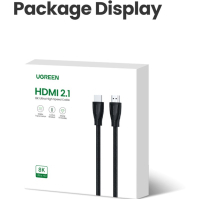 Кабель мультимедийный HDMI to HDMI 3.0m V2.1 HD140 Ugreen (80404) Diawest