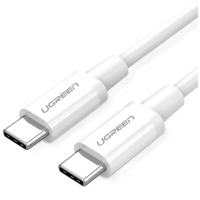 Дата кабель USB 2.0Type-C to Type-C 2.0m 18W US264 White Ugreen (60520) Diawest
