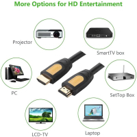 Кабель мультимедийный HDMI to HDMI 5.0m V1.4 HD101 Ugreen (10167) Diawest