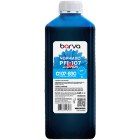 Чернила Barva Canon PFI-102/107 1L C (C107-890) Diawest
