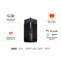 Маршрутизатор ASUS ZenWiFi Pro ET12 1PK (90IG05Z0-MO3A10) Diawest