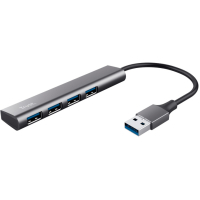 Концентратор Halyx 4-Port USB-A 3.2 Grey Trust (24947_TRUST) Diawest