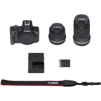 Цифровой фотоаппарат Canon EOS R50 RF-S 18-45 IS STM + RF-S 55-210 IS STM Black (5811C034) Diawest