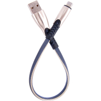Дата кабель USB 2.0 AM to Micro 5P 0.25m gray Dengos (PLS-M-SHRT-PLSK-GREY) Diawest