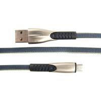 Дата кабель USB 2.0 AM to Micro 5P 0.25m gray Dengos (PLS-M-SHRT-PLSK-GREY) Diawest