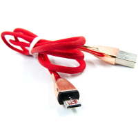 Дата кабель USB 2.0 AM to Micro 5P 1.0m red Dengos (NTK-M-SET-RED) Diawest