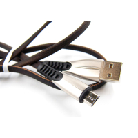 Дата кабель USB 2.0 AM to Micro 5P 1.0m black Dengos (PLS-M-PLSK-BLACK) Diawest
