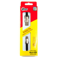 Дата кабель USB 2.0 AM to Micro 5P 1.0m black Dengos (PLS-M-PLSK-BLACK) Diawest