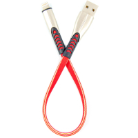 Дата кабель USB 2.0 AM to Lightning 0.25m red Dengos (PLS-L-SHRT-PLSK-RED) Diawest