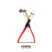 Дата кабель USB 2.0 AM to Lightning 0.25m red Dengos (PLS-L-SHRT-PLSK-RED) Diawest