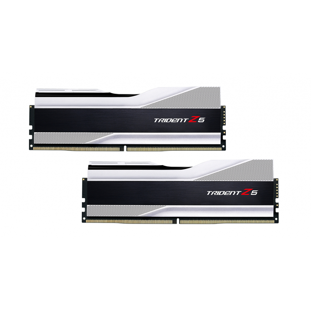 Модуль памяти для компьютера DDR5 32GB (2x16GB) 6000 MHz Trident Z5 Silver G.Skill (F5-6000J3636F16GX2-TZ5S) Diawest