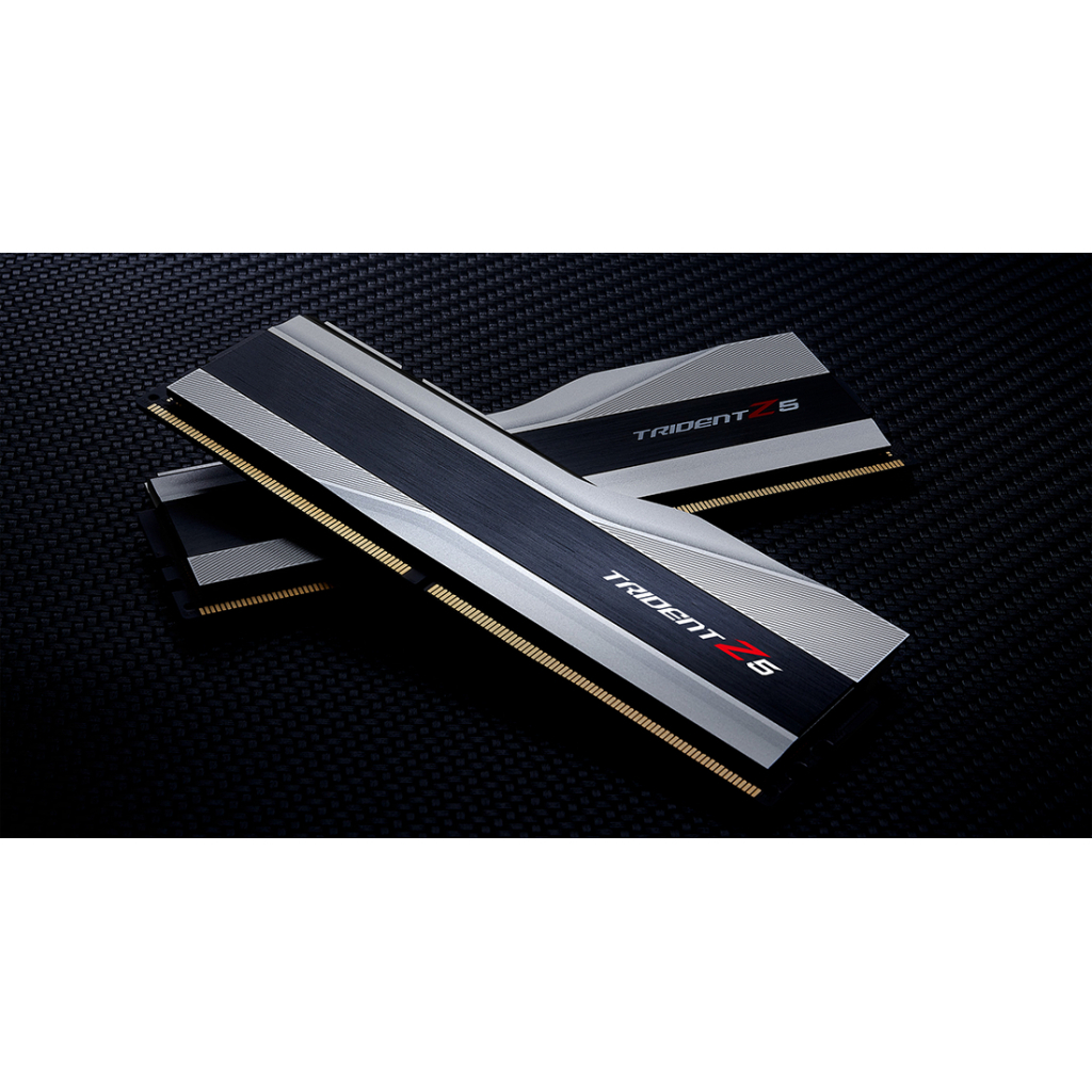 Модуль памяти для компьютера DDR5 32GB (2x16GB) 6000 MHz Trident Z5 Silver G.Skill (F5-6000J3636F16GX2-TZ5S) Diawest