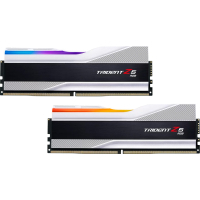 Модуль пам'яті для комп'ютера DDR5 64GB (2x32GB) 6000 Trident Z5 RGB Silver G.Skill (F5-6000J3238G32GX2-TZ5RS) Diawest