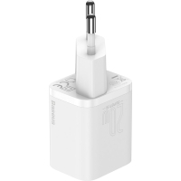 Зарядное устройство Baseus Super Si Quick Charger 1C 20W EU White (CCSUP-B02) Diawest