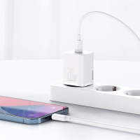 Зарядное устройство Baseus Super Si Quick Charger 1C 20W EU White (CCSUP-B02) Diawest