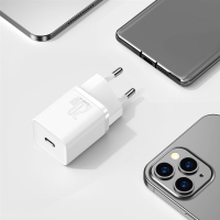 Зарядное устройство Baseus Super Si Quick Charger 1C 20W EU White (CCSUP-B02) Diawest