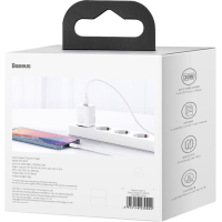 Зарядное устройство Baseus Super Si Quick Charger 1C 20W EU White (CCSUP-B02) Diawest