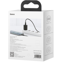 Зарядное устройство Baseus Super Si Quick Charger 1C 25W Black (CCSP020101) Diawest
