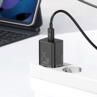 Зарядное устройство Baseus Super Si Quick Charger 1C 25W Black (CCSP020101) Diawest
