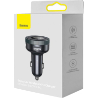 Зарядний пристрій Baseus Enjoy Car Wireless MP3 Charger USB Black (CCLH-01) Diawest