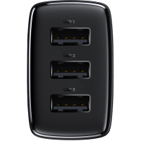 Зарядное устройство Baseus Compact Charger 3U Black (CCXJ020101) Diawest