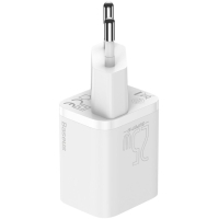 Зарядное устройство Baseus Super Si Quick Charger 1C White (CCSP020102) Diawest