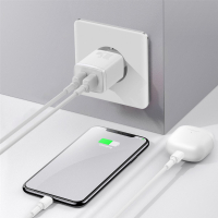 Зарядний пристрій Baseus Compact Charger 2U White (CCXJ010202) Diawest