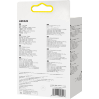 Зарядний пристрій Baseus Compact Charger 2U White (CCXJ010202) Diawest