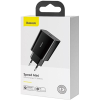 Зарядное устройство Baseus Speed Mini Quick Charger Black (CCFS-SN01) Diawest
