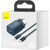 Зарядное устройство Baseus Super Si 1C Blue (TZCCSUP-B03) Diawest