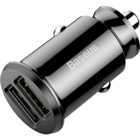 Зарядний пристрій Baseus Grain Car Charger USB-A Black (CCALL-ML01) Diawest