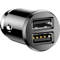 Зарядний пристрій Baseus Grain Car Charger USB-A Black (CCALL-ML01) Diawest