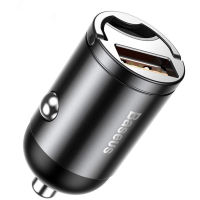 Зарядний пристрій Baseus Tiny Star Mini Quick Charge Car Charger USB-A Gray (VCHX-A0G) Diawest
