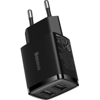 Зарядний пристрій Baseus Compact Charger 2U Black (CCXJ010201) Diawest
