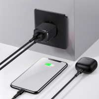Зарядний пристрій Baseus Compact Charger 2U Black (CCXJ010201) Diawest