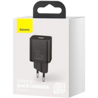 Зарядное устройство Baseus Super Si quick charger IC 30W Black (CCSUP-J01) Diawest