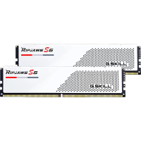 Модуль пам'яті для комп'ютера DDR5 32GB (2x16GB) 6000 MHz Ripjaws S5 White G.Skill (F5-6000J3238F16GX2-RS5W) Diawest