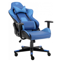 Крісло ігрове GT Racer X-2317 Black/Dark Blue Diawest