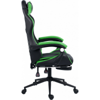 Крісло ігрове GT Racer X-2323 Black/Green Diawest