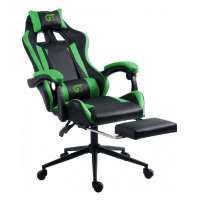 Крісло ігрове GT Racer X-2323 Black/Green Diawest