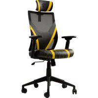 Кресло игровое GT Racer X-6674 Black/Yellow Diawest