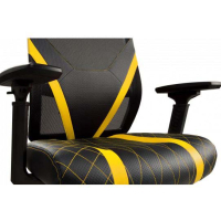 Кресло игровое GT Racer X-6674 Black/Yellow Diawest