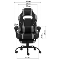 Кресло игровое GT Racer X-2748 Black/Mint Diawest