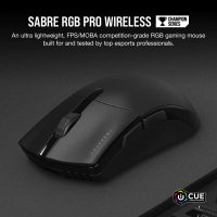 Мишка Corsair Sabre RGB Pro Champion Wireless Black (CH-9313211-EU) Diawest