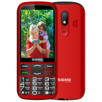 Мобільний телефон Sigma Comfort 50 Optima Type-C Red (4827798122327) Diawest