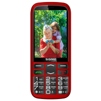 Мобільний телефон Sigma Comfort 50 Optima Type-C Red (4827798122327) Diawest